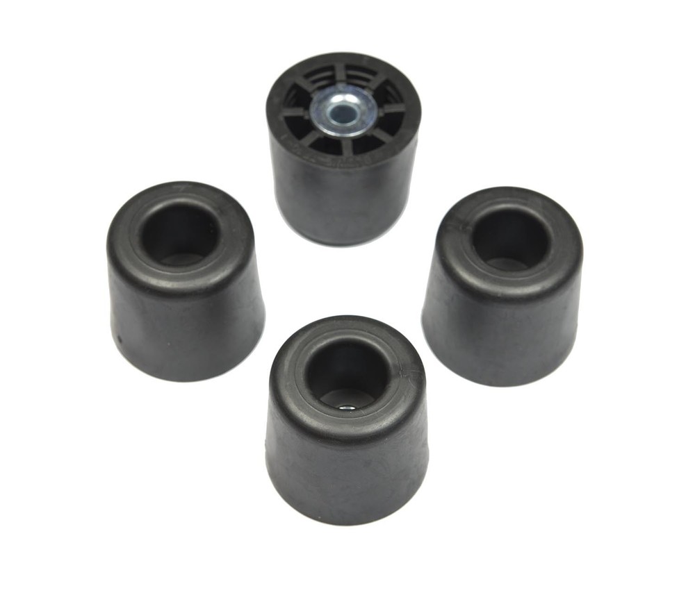 TWENTY (20) LARGE EXTRA TALL ROUND RUBBER FEET BUMPERS – AMPS RADIO – FREE S&H