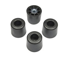 TWENTY (20) LARGE EXTRA TALL ROUND RUBBER FEET BUMPERS – AMPS RADIO – FREE S&H