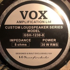 Vox Wharfedale GSH-1230-8