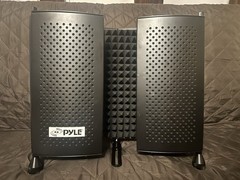 Pyle Acoustic Foam Absorption Panel Black, Foam Metal, For Booth Room, 1 Panel