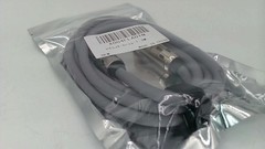 XLR Microphone Cable Male To Female 3-Pin Mic Audio Lead Grey 1.2M