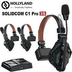 Hollyland Solidcom C1 Pro 3S 1100ft Full Duplex Wireless Intercom Headset System