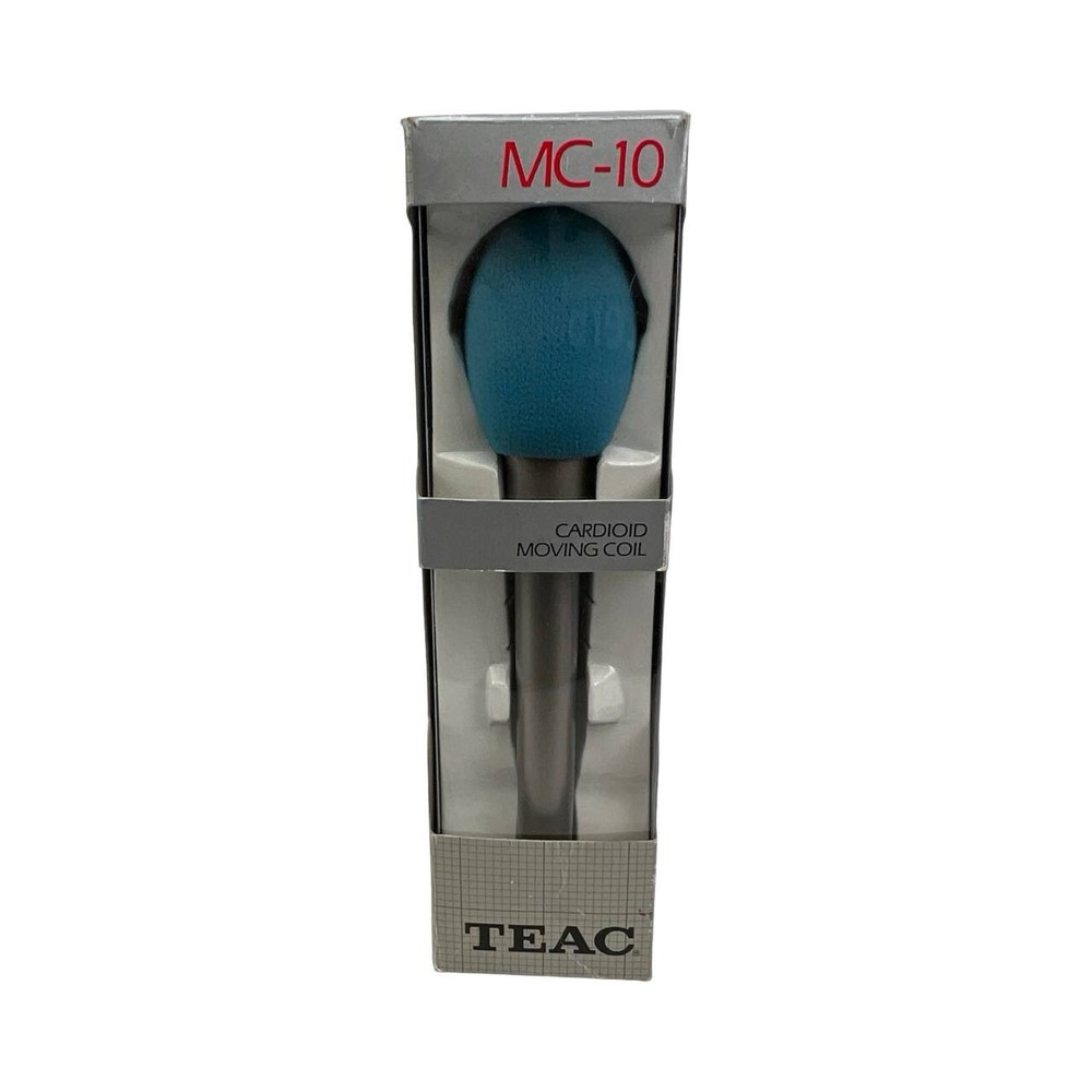 TEAC MC-10 Moving Coil Cardioid Microphone Vintage Recording Studio Mic