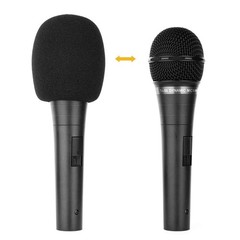 Microphone Cover Microphone Windscreen Foam Cover Black Top Grade 6 Pack