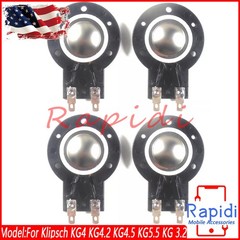 4*AFT Titanium Tweeter Diaphragm 25.4mm For Klipsch KG4 KG4.2 KG4.5 KG5.5 1″ VCL