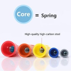 240 Pcs Electrical Wire Connectors Screw [orange, yellow, grey, red, blue]