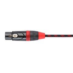 Premium XLR 3 Pin Male to Female Microphone Cable Balanced Pro Grade Nylon 10FT