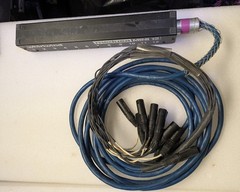 Whirlwind Medusa Mini 12 Low Profile Audio Drop Snake 25 ft – Black