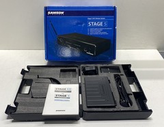 Vintage Samson Stage 5 VHF Wireless System Ch 8 Power On Tested Sold As Is