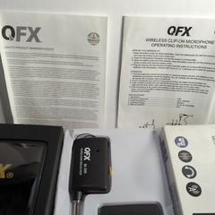 QFX M-309 Wireless Professional Microphone System Complete For Parts Or Repair