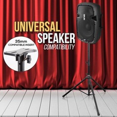 Pyle PSTND1 Adjustable Tripod Speaker Stand Universal Height 59 to 82 Inches
