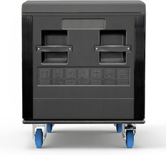 Sound Town Heavy-Duty ATA Utility Storage Cable Trunk Road Case with 4″ Casters