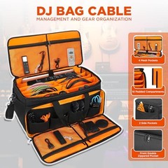 Cable Bag for Musicians Heavy Duty 17in Laptop Sleeve