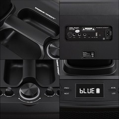 Portable Column Speaker System with 12“ Powered Subwoofers, 3 Column Speaker US