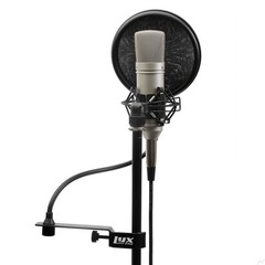 LyxPro MOP-28 Dual Layer Microphone Pop Filter with Flexible Goozeneck