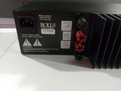 Rolls Mixer/Amplifier MA2152 Heavy Black Multiple Inputs 2 Mic Inputs Nice