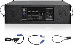 PRORECK PR-210BP Dual 10“ Full Range 5000W P.M.P.O Powered Line Array Speakers