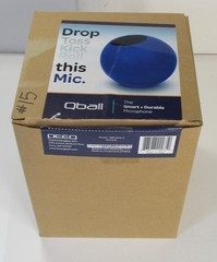 QBall Throwable Wireless Microphone System Blue Foam Q Ball – Open Box
