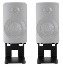 Rockville SR4 Speaker Riser Stands Pair for 2″ to 4″ Desktop Home Black