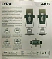 AKG – C44-USB – LYRA USB Condenser Microphone for Recording and Streaming