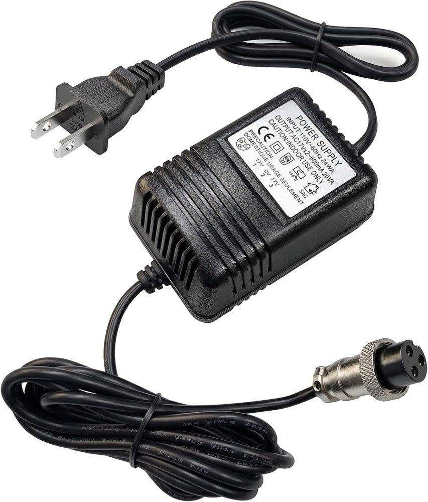 17V 600Ma AC Power Adapter 3-Pin for Yamaha Mixing Console Mixer | Connector