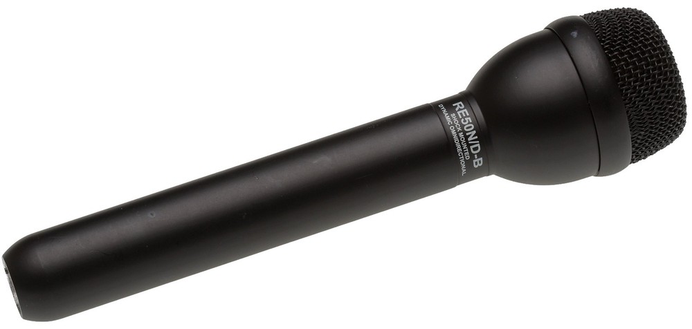 Electro-Voice RE50N/D-B Handheld Omni ENG Interview Microphone Neodymium Black