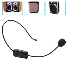 FM Wireless Microphone Headset Megaphone Radio Mic For Loudspeaker