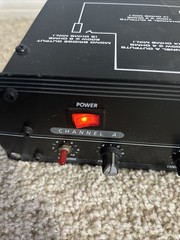 Crate pro audio spa 200 stereo power amplifier Missing 1 Knob