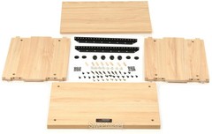 Gator Frameworks Elite 8U Desktop Studio Rack – Natural Maple Matte