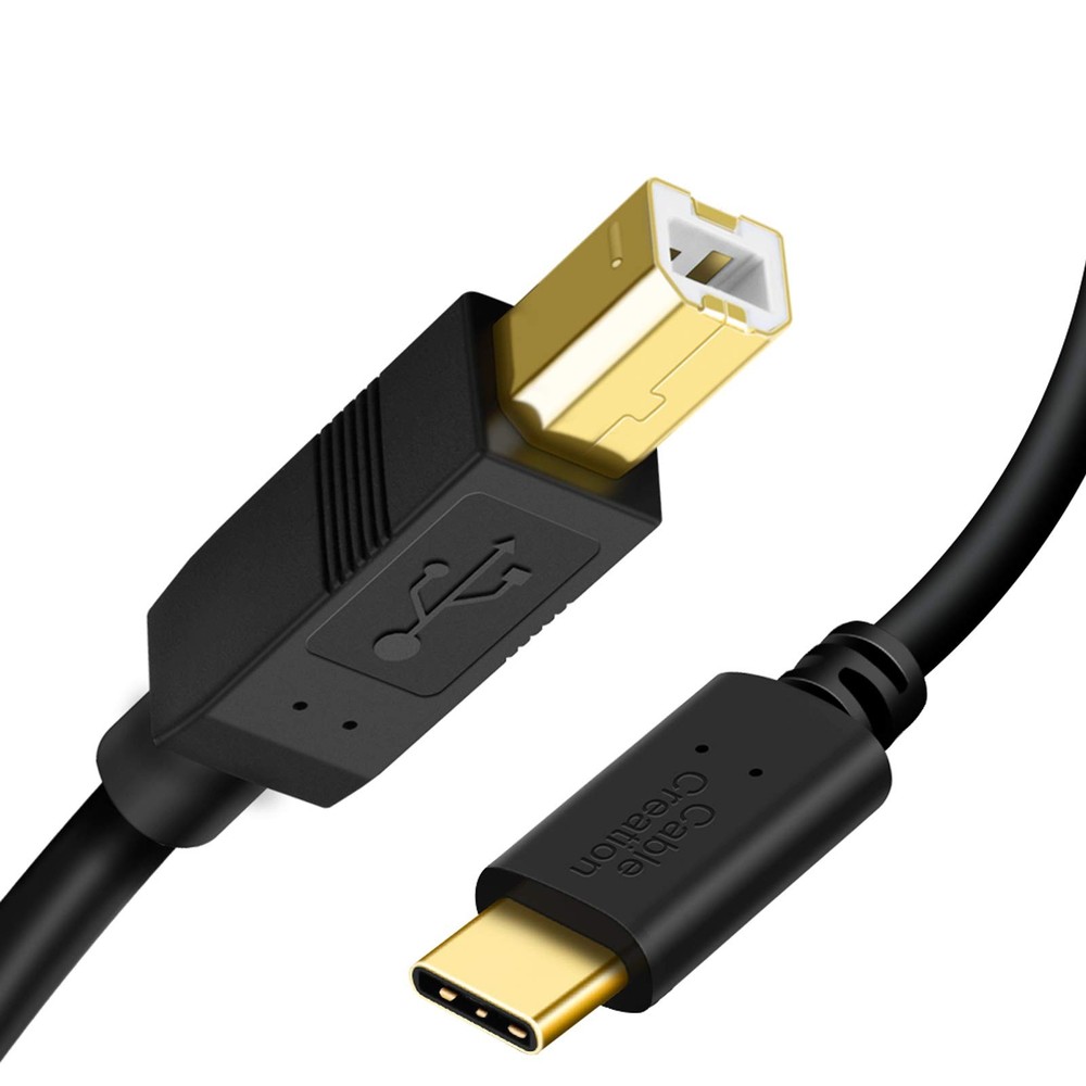 CableCreation USB B to USB C Printer Cable 6.6FT, Type B to Type C Printer