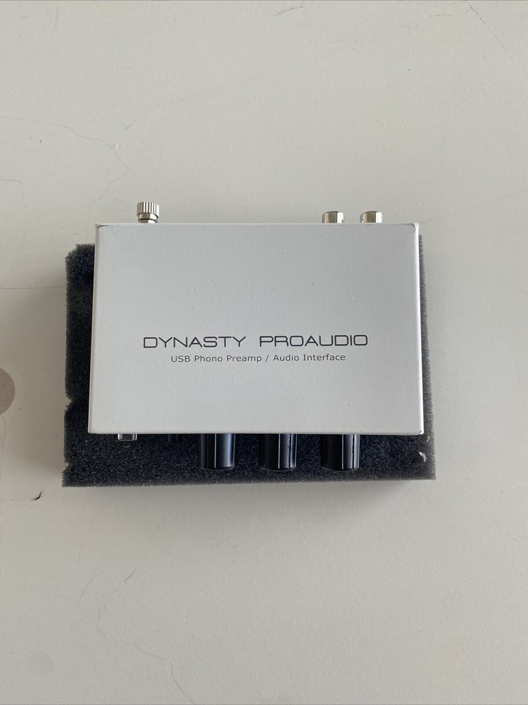 Dynasty ProAudio USB Phono Preamp/Audio Interface A/D RIAA Moving Magnet UA2D