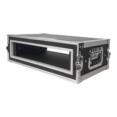Sound Town Shock Mount 2U Plywood Rack Case w/ 15″ Rackable Depth (STRC-SP2US)