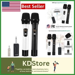 Professional UHF Handheld Microphone with Rechargeable Receiver – 120dB SNR