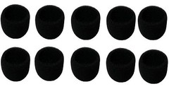 10 PCS Black Microphone Windscreens Inner Foam for Shure SM58 Beta58 Microphone