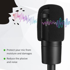 Frgyee Upgraded AT2020 Desktop Mic Stand, Adjustable Stand