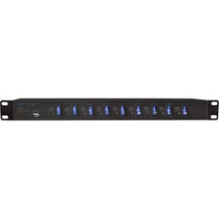 Technical Pro PS9U Rack Mount Power Supply with 5V USB Charging Port
