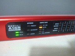 FOCUSRITE REDNET A16R 16X16 RACKMOUNT DANTE ANALOG I/O AUDIO INTERFACE