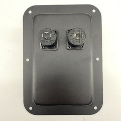 Metal Jack Plate W/Dual SpeakON NL4 for JBL KP612, KP615, KP4012 Speaker Cabinet