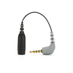 SC4 3.5Mm TRS to TRRS Microphone Cable Adaptor, 3 Inches