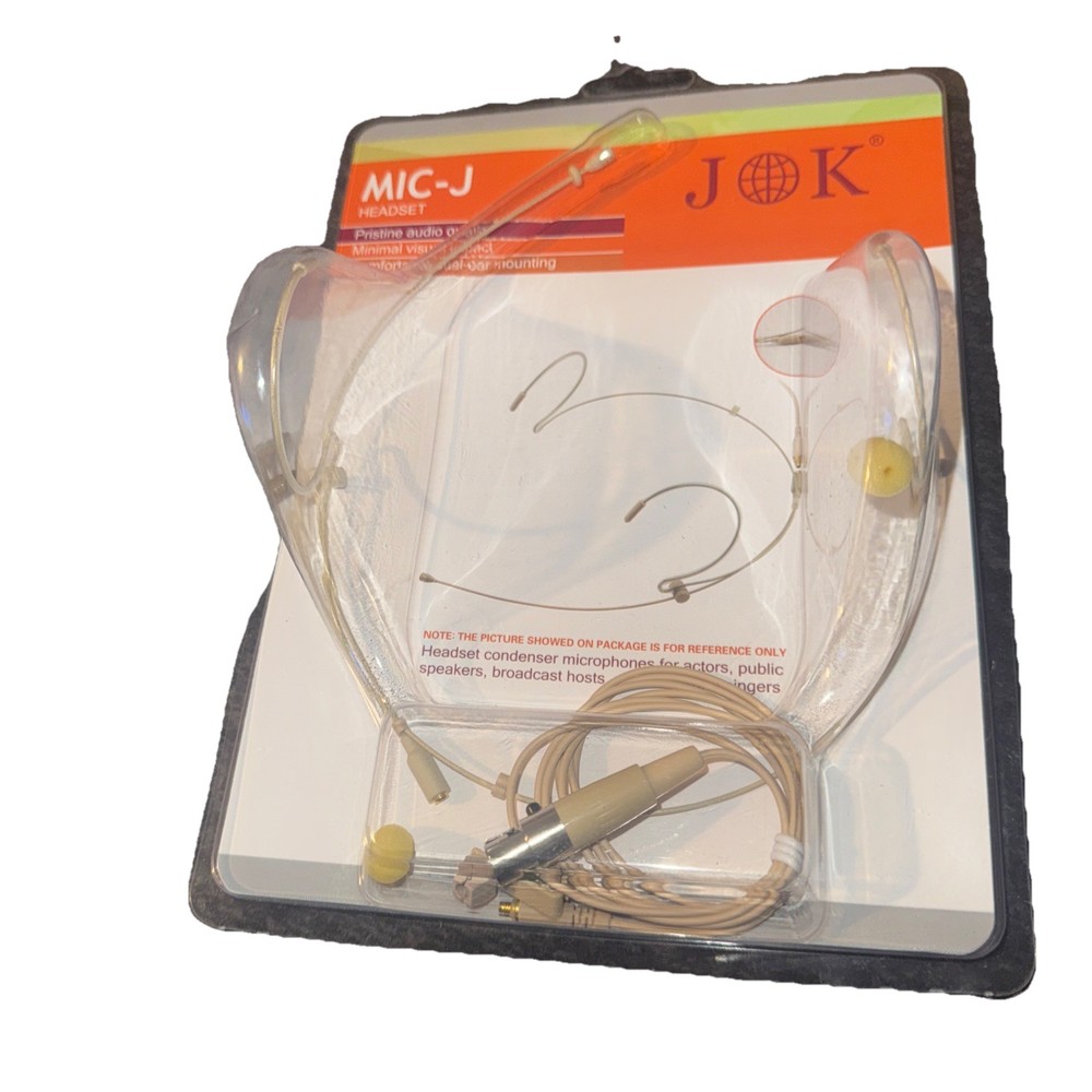 J K Pro Headset Headworn Microphone MICJ 071S Compatible with AKG Samson 3 PIN