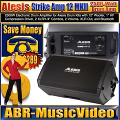 Alesis Strike Amp 12 MK2 Drum Amplifier/ 1 Year Manufacture Warranty