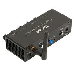 6.5mm Karaoke Mixer Aluminium Alloy Dual Microphone Input Portable Digital LXHR