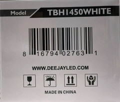 Deejay Led – TBH1450WHITE – Circular Aluminum High Frequency Horn 2 in. – White
