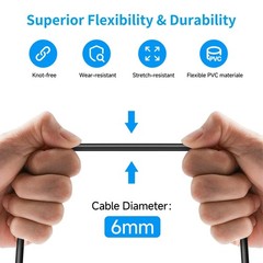 XLR to 3.5mm (1/8 inch) Microphone Cables, 1 Pack 6 Feet Oxygen-Free Copper 3-Pi