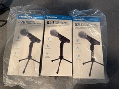 Samson Q2U USB/XLR Dynamic Microphone Podcasting Pack New Sealed