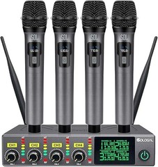 sdlogal Professional Wireless Dynamic Rechargeable Microphone 4pcs YLS-K06 NEW