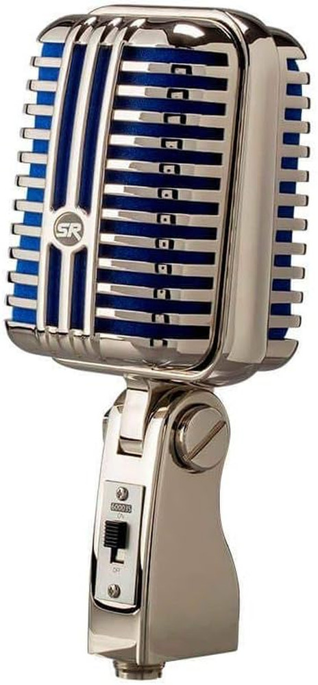 Memphis Blue Classic Dynamic Microphone – Unidirectional, Retro-Style with Pop-F