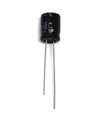 50pc Electrolytic Capacitor NPR Radial 2000hr 105℃ RoHS NP 4.7uF 100V φ8x11mm SC