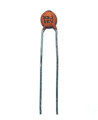 100pc Disc Ceramic Capacitor 33pF 1KV J ±5% NP0 Pitch=5mm RoHS Taiwan NPO