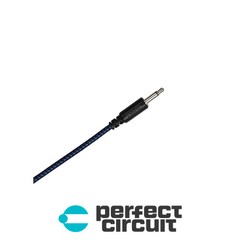 LMNTL 3.5mm Braided Cable 60IN Black + Blue EURORACK – NEW – PERFECT CIRCUIT